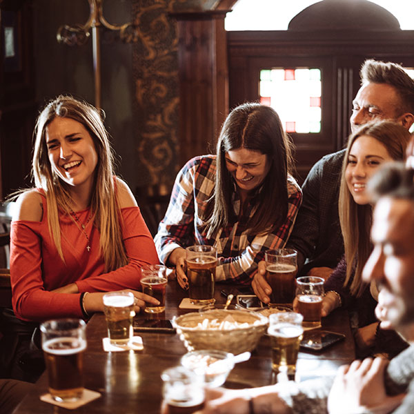 friends having drinks